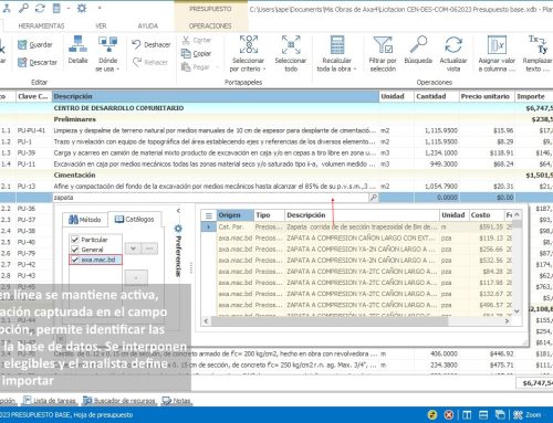base de datos